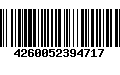 Código de Barras 4260052394717