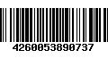 Código de Barras 4260053890737