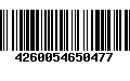 Código de Barras 4260054650477