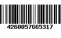 Código de Barras 4260057665317