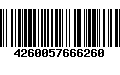 Código de Barras 4260057666260