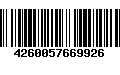 Código de Barras 4260057669926