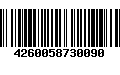 Código de Barras 4260058730090