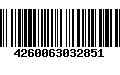 Código de Barras 4260063032851