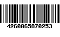 Código de Barras 4260065870253