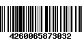 Código de Barras 4260065873032