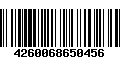 Código de Barras 4260068650456