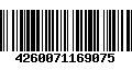 Código de Barras 4260071169075