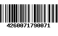 Código de Barras 4260071790071