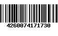 Código de Barras 4260074171730