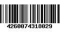 Código de Barras 4260074318029