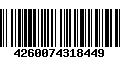 Código de Barras 4260074318449