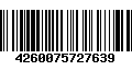 Código de Barras 4260075727639