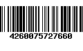 Código de Barras 4260075727660