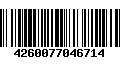 Código de Barras 4260077046714