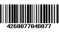 Código de Barras 4260077048077