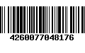 Código de Barras 4260077048176