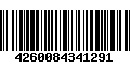 Código de Barras 4260084341291