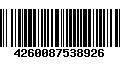 Código de Barras 4260087538926