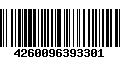 Código de Barras 4260096393301