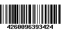 Código de Barras 4260096393424