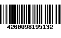 Código de Barras 4260098195132