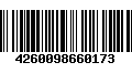 Código de Barras 4260098660173