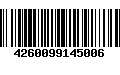 Código de Barras 4260099145006