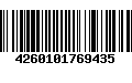 Código de Barras 4260101769435