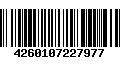 Código de Barras 4260107227977