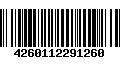 Código de Barras 4260112291260