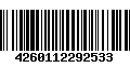 Código de Barras 4260112292533