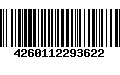 Código de Barras 4260112293622