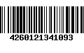 Código de Barras 4260121341093