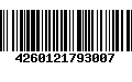 Código de Barras 4260121793007