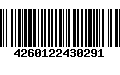 Código de Barras 4260122430291