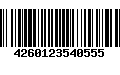 Código de Barras 4260123540555