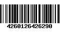 Código de Barras 4260126426290