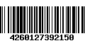 Código de Barras 4260127392150