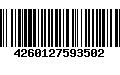 Código de Barras 4260127593502