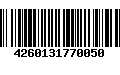 Código de Barras 4260131770050