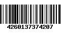 Código de Barras 4260137374207