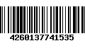 Código de Barras 4260137741535