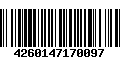 Código de Barras 4260147170097