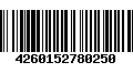 Código de Barras 4260152780250