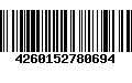 Código de Barras 4260152780694