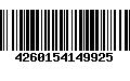 Código de Barras 4260154149925