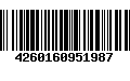 Código de Barras 4260160951987