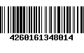 Código de Barras 4260161348014