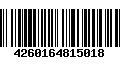 Código de Barras 4260164815018